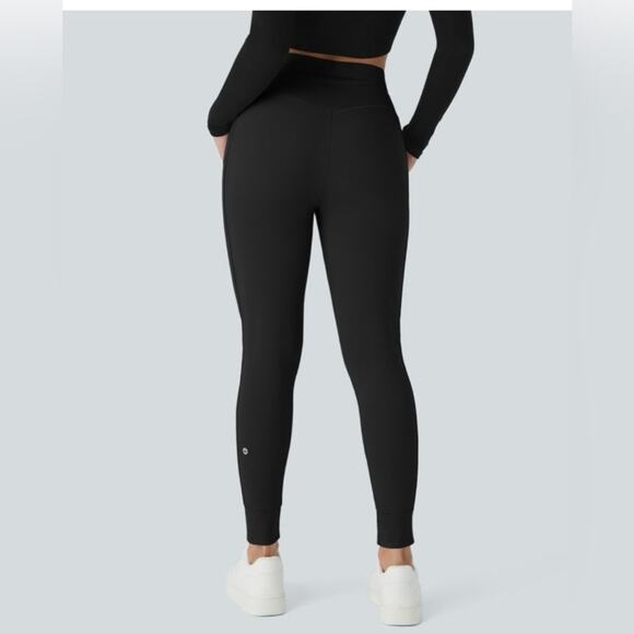 HALARA Softlyzero™ High Waisted Drawstring Side Pocket Plain Full Length Joggers - Picture 2 of 10